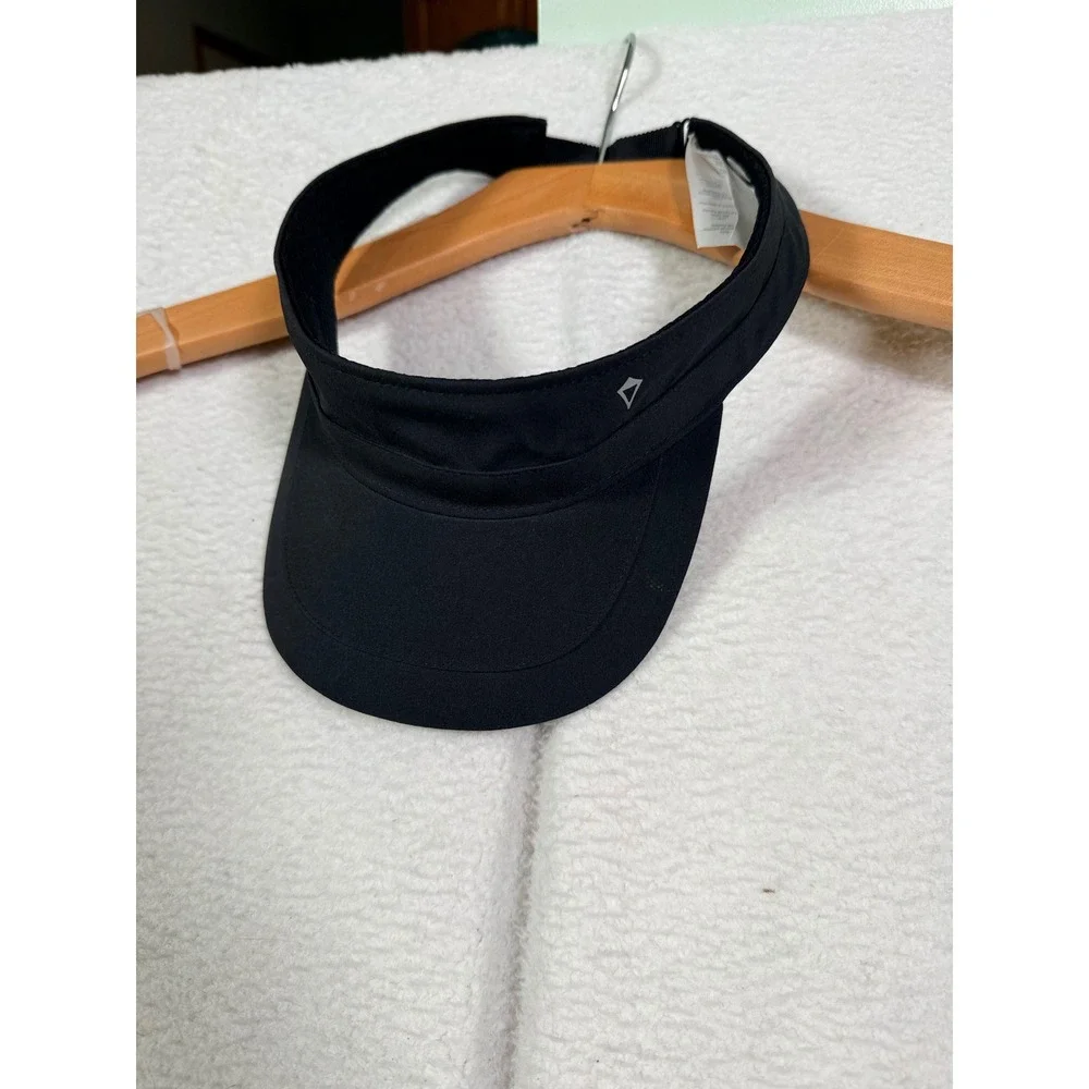 Ivivva Lululemon Black Athletic Running Tennis Visor Adjustable Hat M/L IV9597S